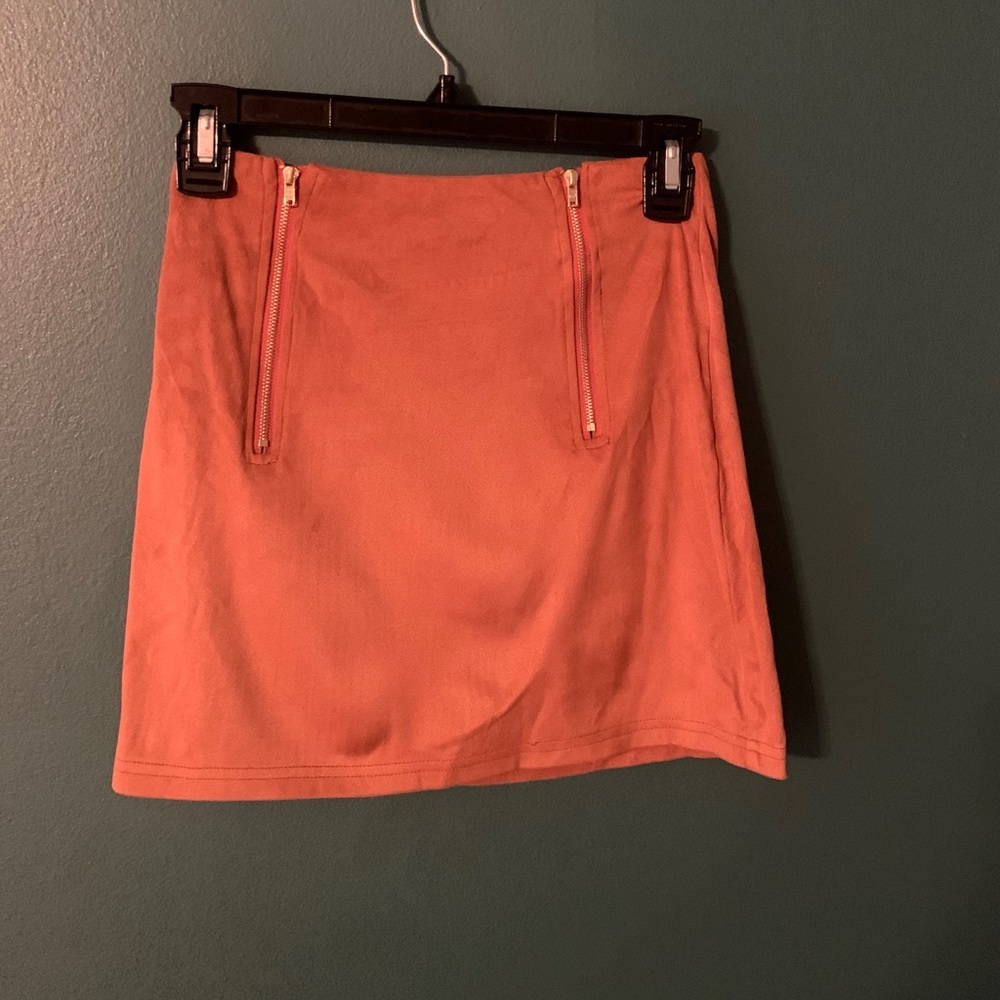 Mini Skirt with Zippers - SHEIN